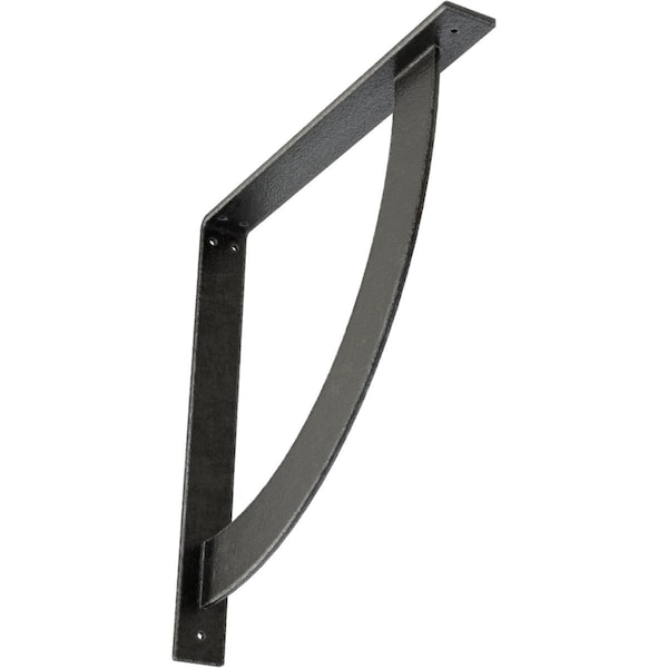 Ekena Millwork Bulwark Steel Bracket, Antiqued Pewter 2"W x 18"D x 18"H BKTM02X18X18BUAPW - main